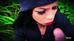 He encounters a Vampire and Sucks all her Sperm