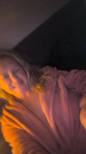 Hungry girl devours man's stinky farts