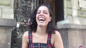 GERMAN SCOUT - SEDUCE CUTE 18yr OLD ANAIDHA TO POUND AT STREET CASTING - Casting