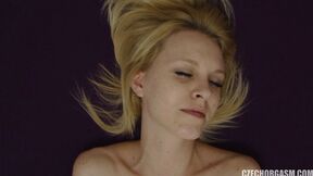 Blonde Czech Chick Plays with Cunt
