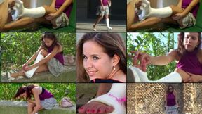 Greta SLWC Cast Application Gimping, Crutching and Foot Play (in HD 1920X1080)