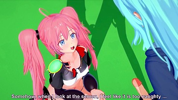 Milim wants Rimuru's cock - The time i got reincarnated as a slime Parody