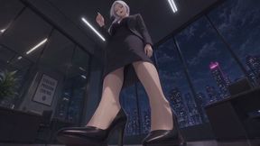 Giantess Stories #16B: Promotion to Absolute Size Authority (Animated)