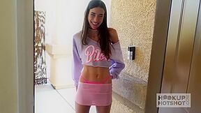 Slim Brunette Hair Rhea Radford Gets Used Like Bang Toy By Online Date