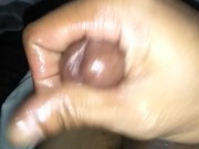 From the big penis come out cream.