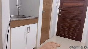 Sneaking into My GFs Room for a Quick Fuck