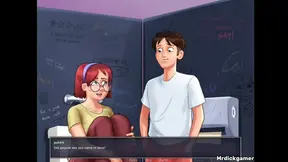 Sucking and jerking huge tits covered in cum shots