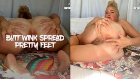 Butt Wink Spread Pretty Feet JOI