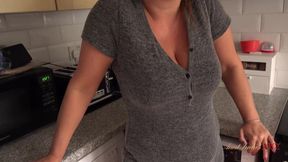 Curious Landlady Catches You in the Act - POV with Busty Maisie Lewis!