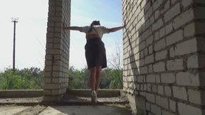 One wrong step in an abandoned place and this happened. M