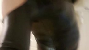 The little one in new black outfits