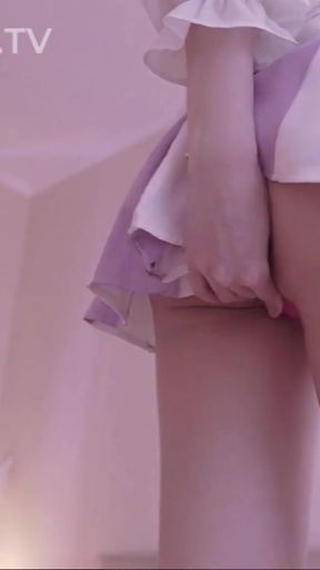 Emotional moment from &quot;Korean Babe Masturbates and Cums in a Private Showing&quot;