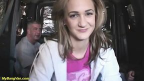 Her first bang van orgy