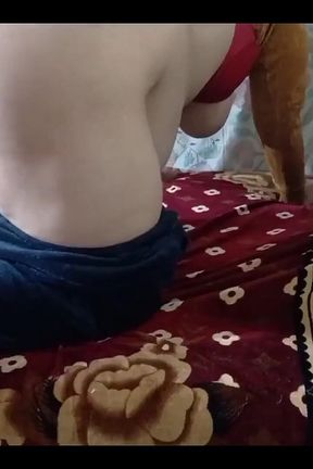 Step Mother in Law Anal Hardcore Fucking After Pressing Big Boobs by Son in Law in Doggy Style, Beautiful Roleplay of Saasu Aur