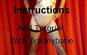 Sissy Feminization, Taping and Tucking Instruction.