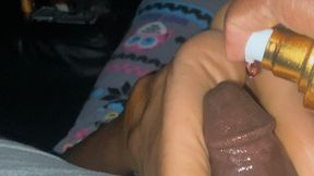 His wife Reverse Footjob cumshot