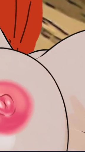 Key moment from &quot;Married Housewife Slut Was Fucked in a Dirty Barn While Her Cuckold Husband Was Cooking a Barbecue.&quot;