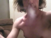 Topless Vaping Ohs Transgal