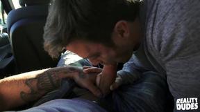 ”Joey's Free Ride: First Gay Experience”