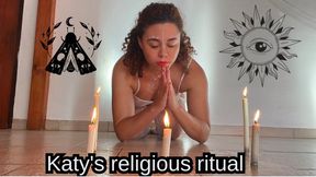 The Religious Ritual of My Hairy Pussy Mystical Sacrifice with Sacred Urine