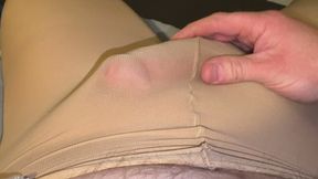 Shiny Pantyhose &amp; Leotard Pt2