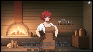 TOMBOY Love in Hot Forge [ Hentai Game ] Ep.1 she is masturbating while thinking of you !