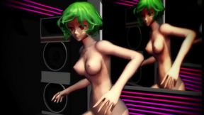 Horny Anime Chick Dances Seductively for MMD Fans