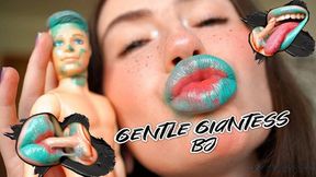 Gentle Giantess Minty dirty kiss and BJ