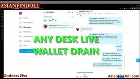 AnyDesk Wallet Drain #4 OF Wallet Drain? Extreme Findom, Foot Worship Addiction, Financial Ruin, Total Humiliation, Obedience, and Complete Control , Chinese feet ,Chinese Goddess, Foot Domination . ASIANFINDOLL