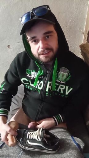 My Cumshot on a Vans Sneaker