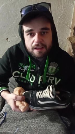 My Cumshot on a Vans Sneaker