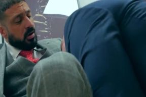 MARCO NAPOLI gets team-plowed BY DIEGO REYES ON HIS OWN DESK