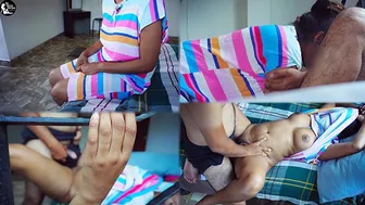 මාමා රට නිසා පුංචිගේ තියන අසහනේ Sri lankan Sexy Aunty need open her every hole and...