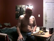 piggy stuffing, belly play, burping