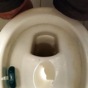 peeing in toilet who wanna drink it