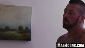 MaleIcons.com - Muscular Hugh Hunter tops Armond Rizzo during fuck