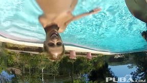 Dani Daniels behind the scenes