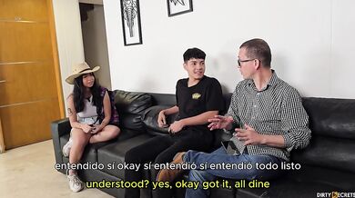 I SHARE BED WITH NAIVE FOREIGN COLLEGE GIRL APRIL ADDAMS