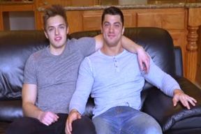 18 age teen Muscle guy Collin Opened up Blake's muddy bum