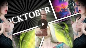 Locktober anal goon challenge : CHASTITY, DILDO, GOONING, GOONER