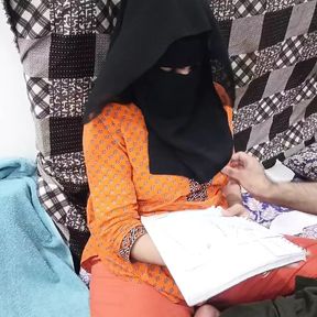 Pakistani Student Girl In Hijaab Fucked By Her Tuition Teacher