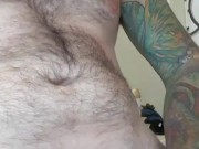 Pussy is on my mind after watching porn , so a shower and a show.