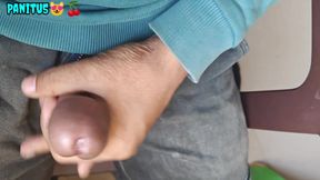 The girl screamed loudly as she put my cock in the girl's ass.