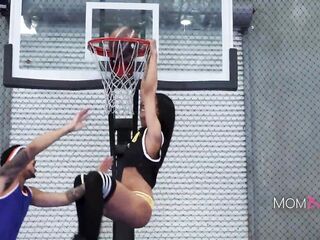 Fit Ebony MILF Dunks Balls In Holes - Jayne Doh, Lawson Jones