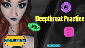 Camp sissy boy presents deepthroat training