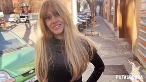 PutaLocura - Delgadita latina Netty acepta los retos de Torbe y traga leche en Pilladas