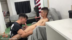 Sucking and Fucking with Skinny Guy Almost Left His Soul.