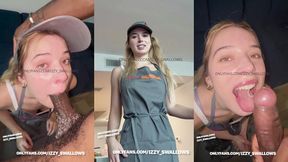 dunkin employe izzy swallows blows a bbc porn video