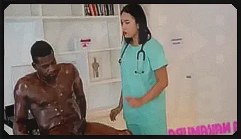 Lina Nakamura's Sensual Massage with Ebony Lover HD