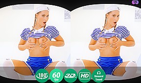 Naomi Bennet in Cute Sailor Cosplayer Shows Her Skills In Vr Solo - TMWVRNet